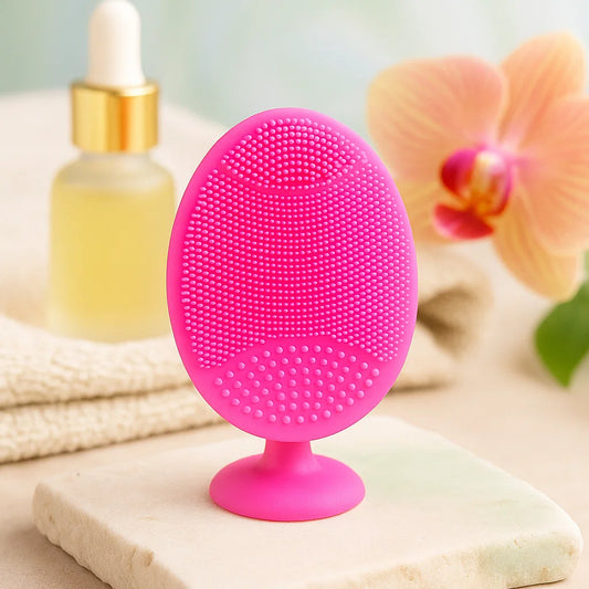 Silikon ansiktsskrubber